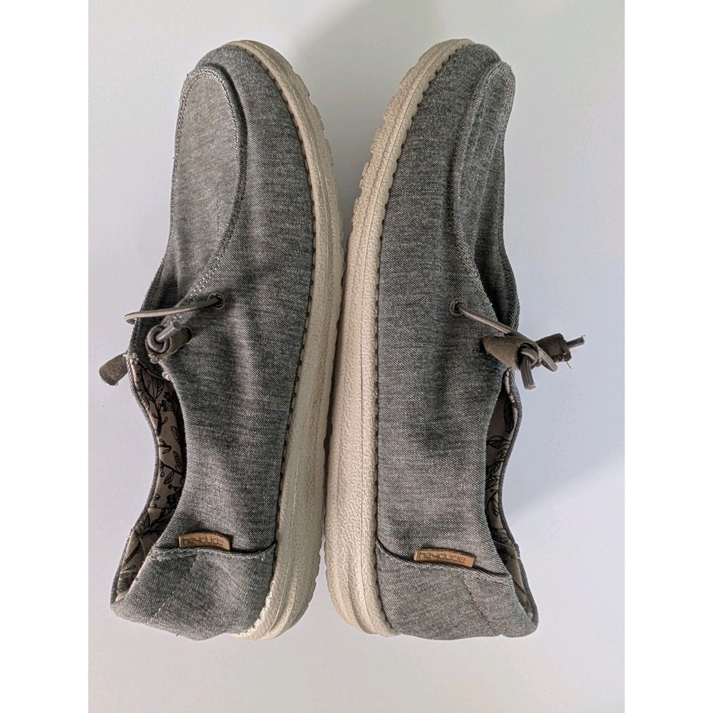 Hey Dude Wendy Stretch Steppa Men's Size 12 EU 43 Casual Slip On Loafers Gray... - Picture 5 of 9